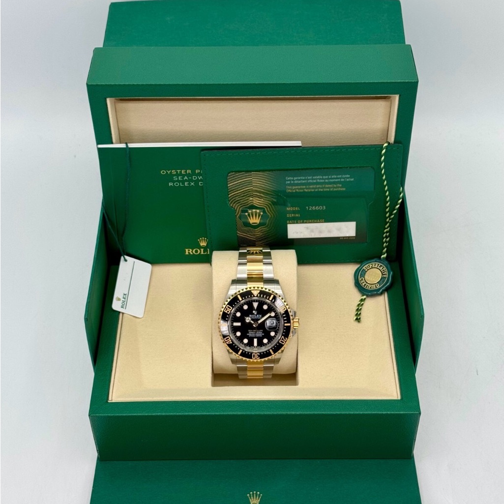 Rolex Sea Dweller 126603 Black Dial Watch
